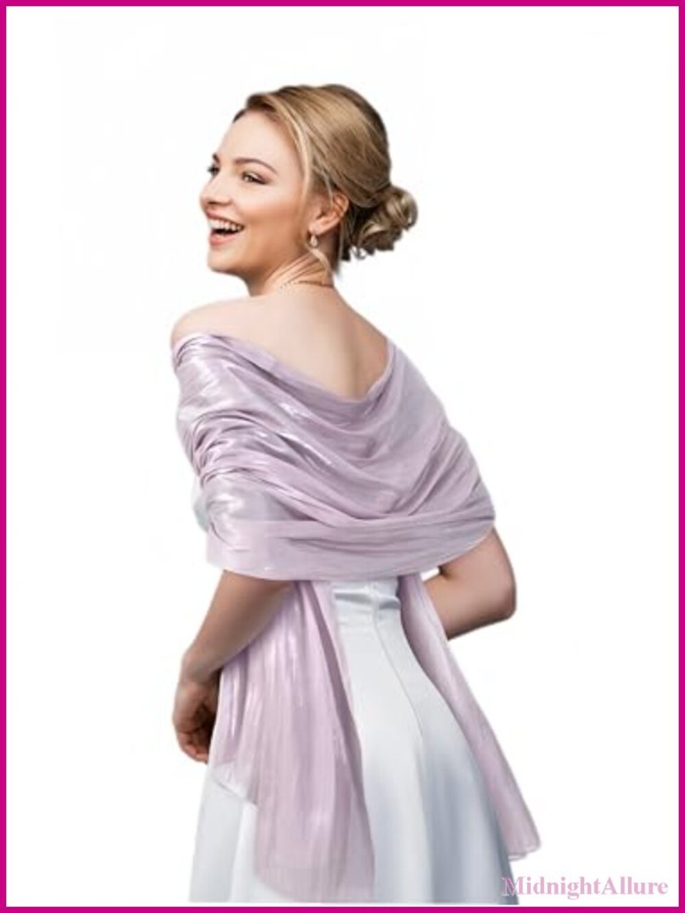 Women's Polyester Scarf Shawl Wrap for Evening Dress